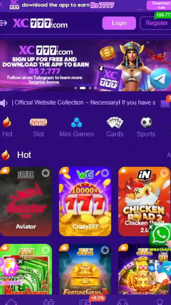 xc777 game