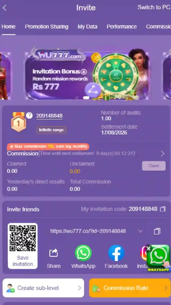 WU777 Game APK